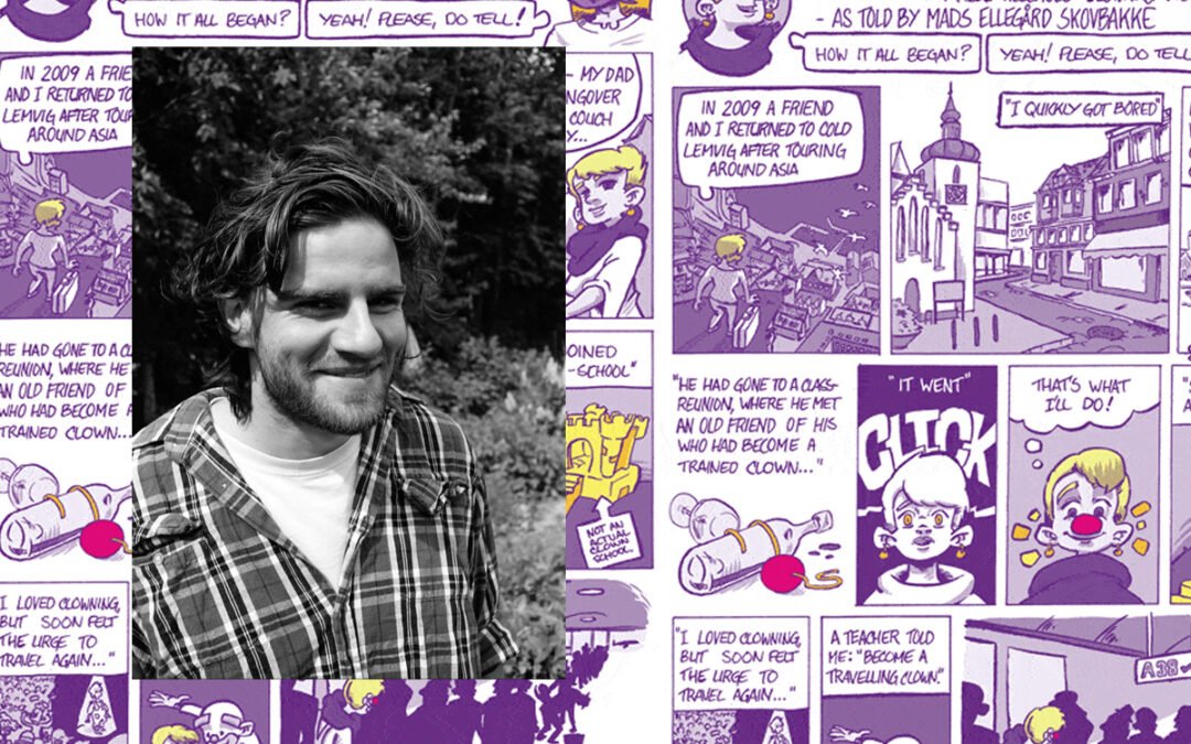 Tegneserier med tegneserietegner Mads Ellegaard