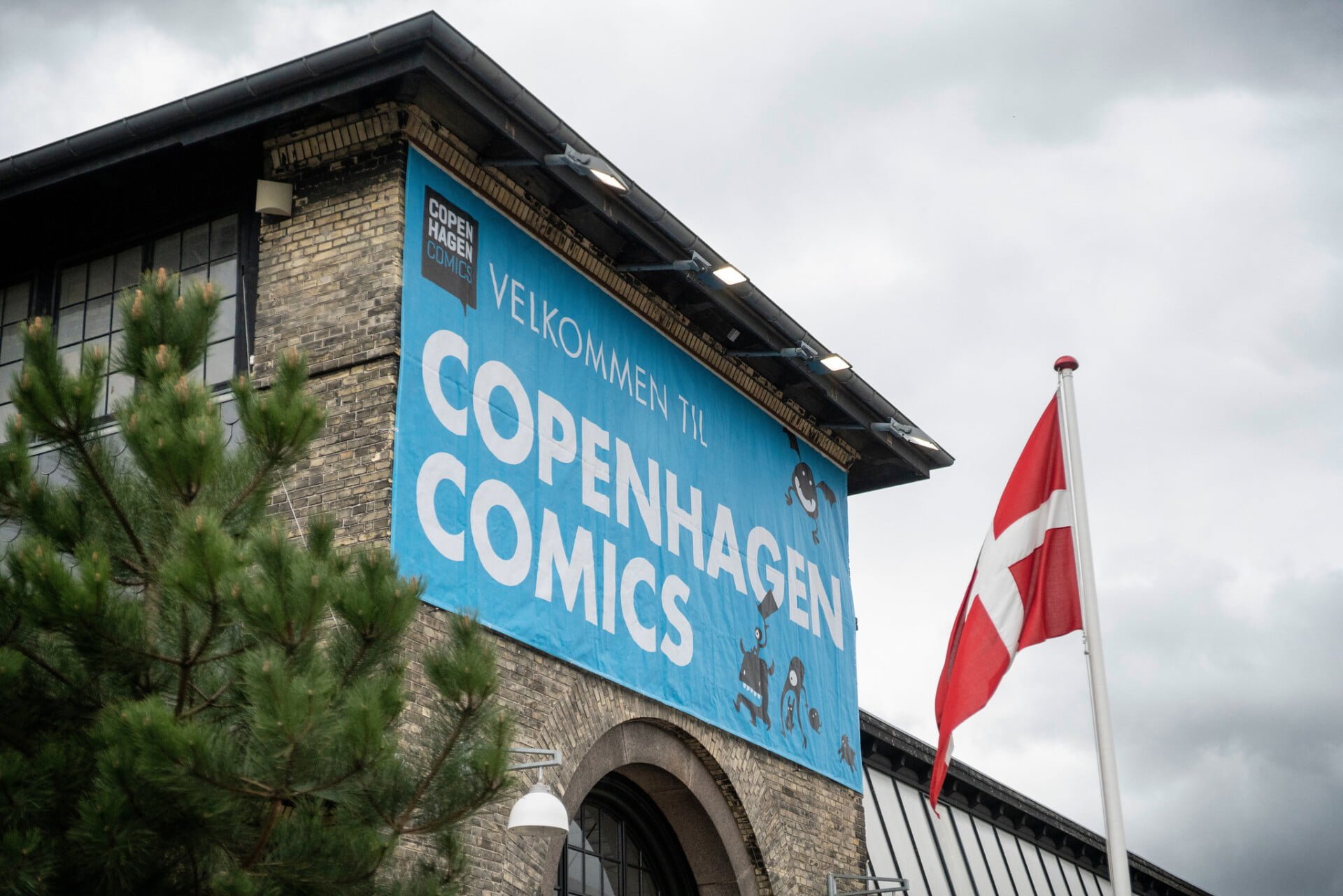 Indgang til Copenhagen Comics - Foto: Carsten Olsen