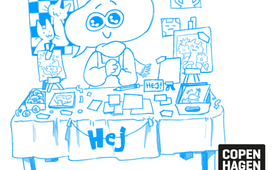 Book din stand til Copenhagen Comics 2026